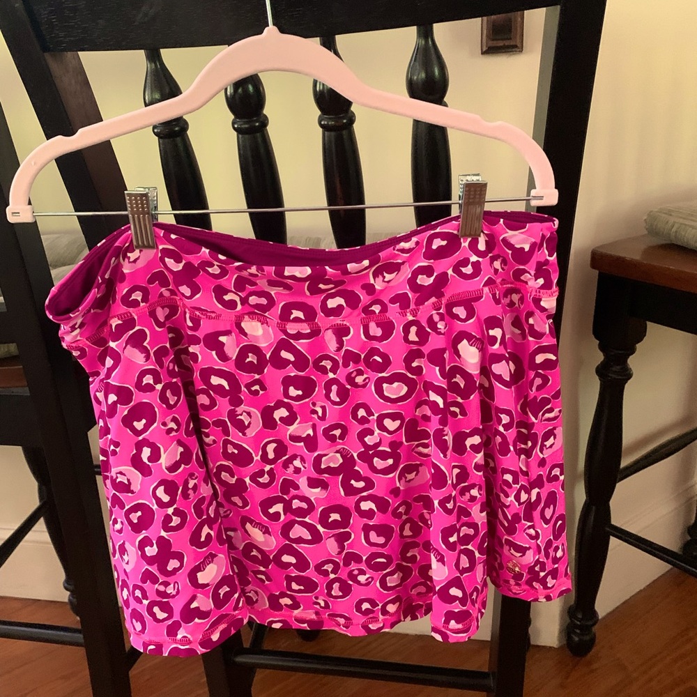 Lilly Pulitzer Pink Skort or coverup 16 NWOT